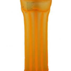 Oranžové nafukovací lehátko na vodu